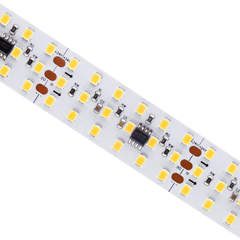 WS2811 Ultra Bright Addressable White LED Triple Row Strip WS2811 Ultra Bright Addressable White LED Triple Row Strip
